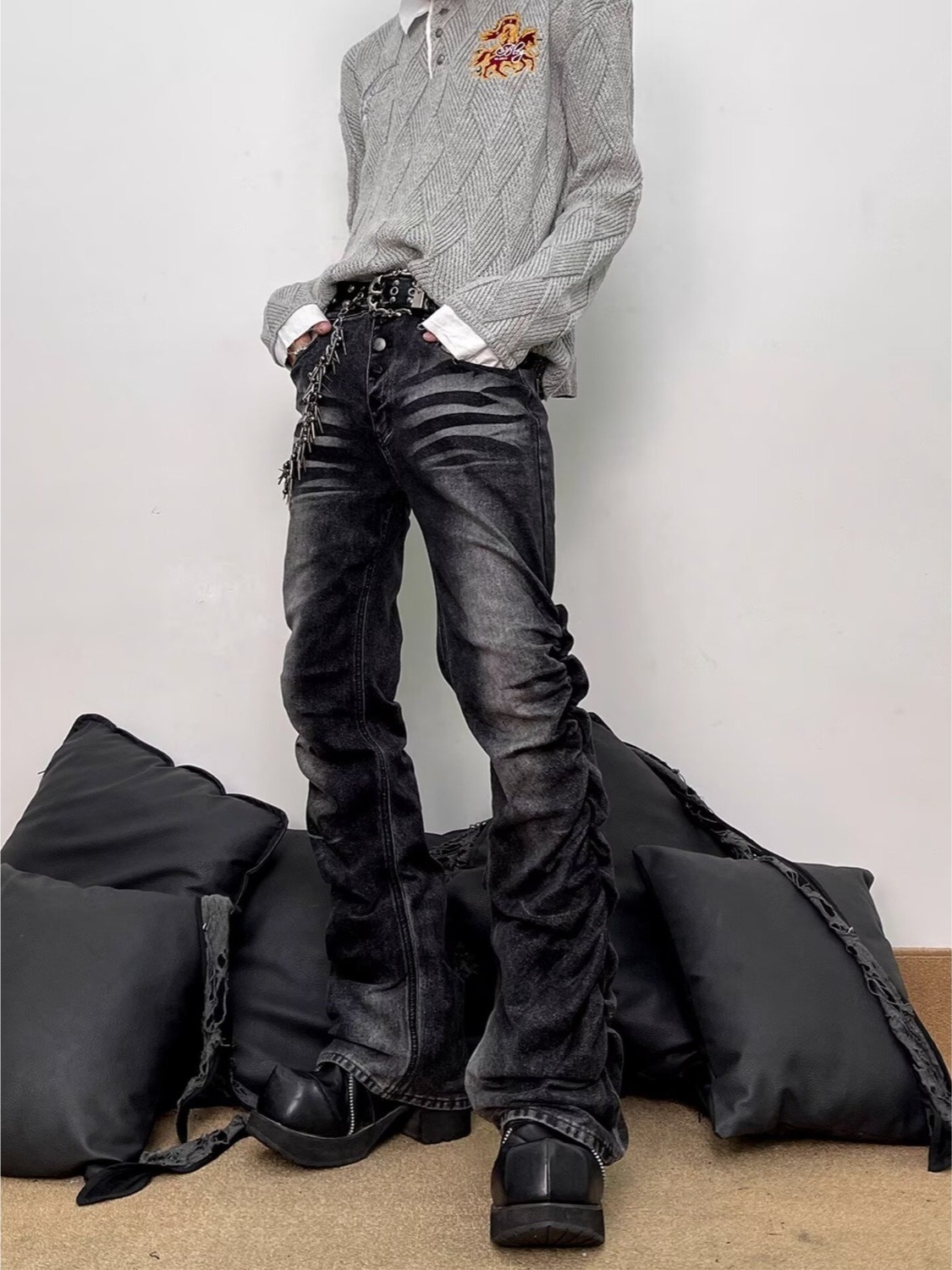Męskie jeansy w stylu retro, d – Streetwear Brand Denim recenzja i cena